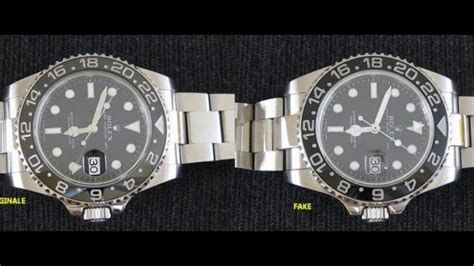 come riconoscere rolex gmt originale|Come individuare un Rolex falso .